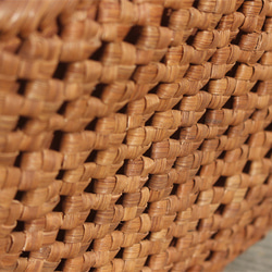 石畳編み 山葡萄　籠　カゴ　かご　バック やまぶどう 四角編み 山葡萄 かごバッグ やまぶどう 着物 籠バッグ 16枚目の画像