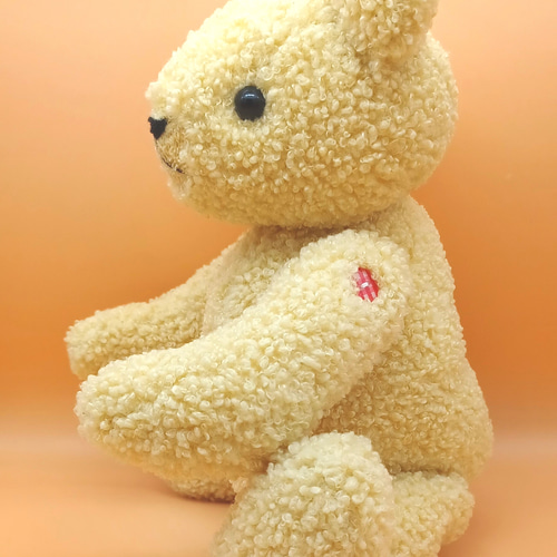 ふわふわ羊ちゃん ぬいぐるみ 海外作家様 ハンドメイド テディベア