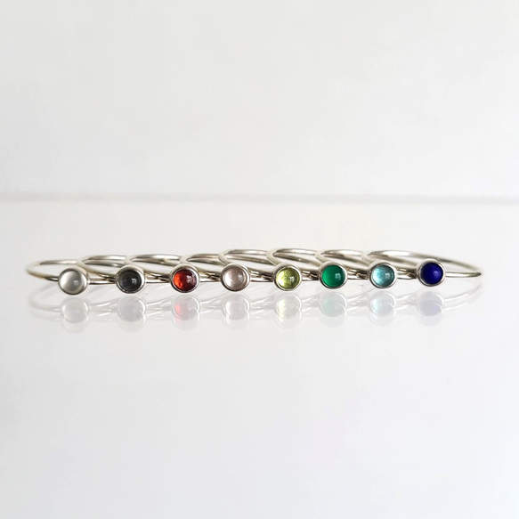 【8colors】gemstone RING / SV925 ≪送料無料≫ 12枚目の画像