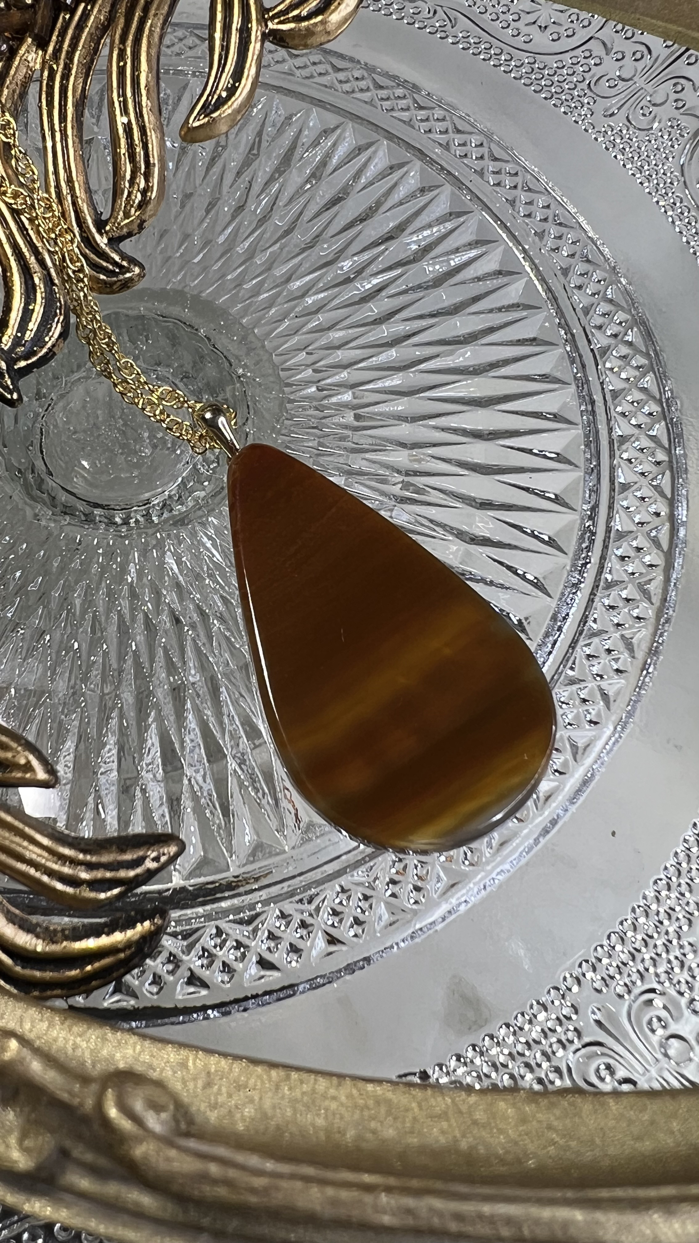 送料込み❤️チョーカーひもお好きな色選べますメノウ✨ネックレス心身のバランス・平和・お守り