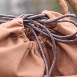 六角花結び編み 山葡萄 かごバッグ 網代編み やまぶどう 山ぶどう カゴバッグ  レディース ハンドバッグ 着物 籠 16枚目の画像