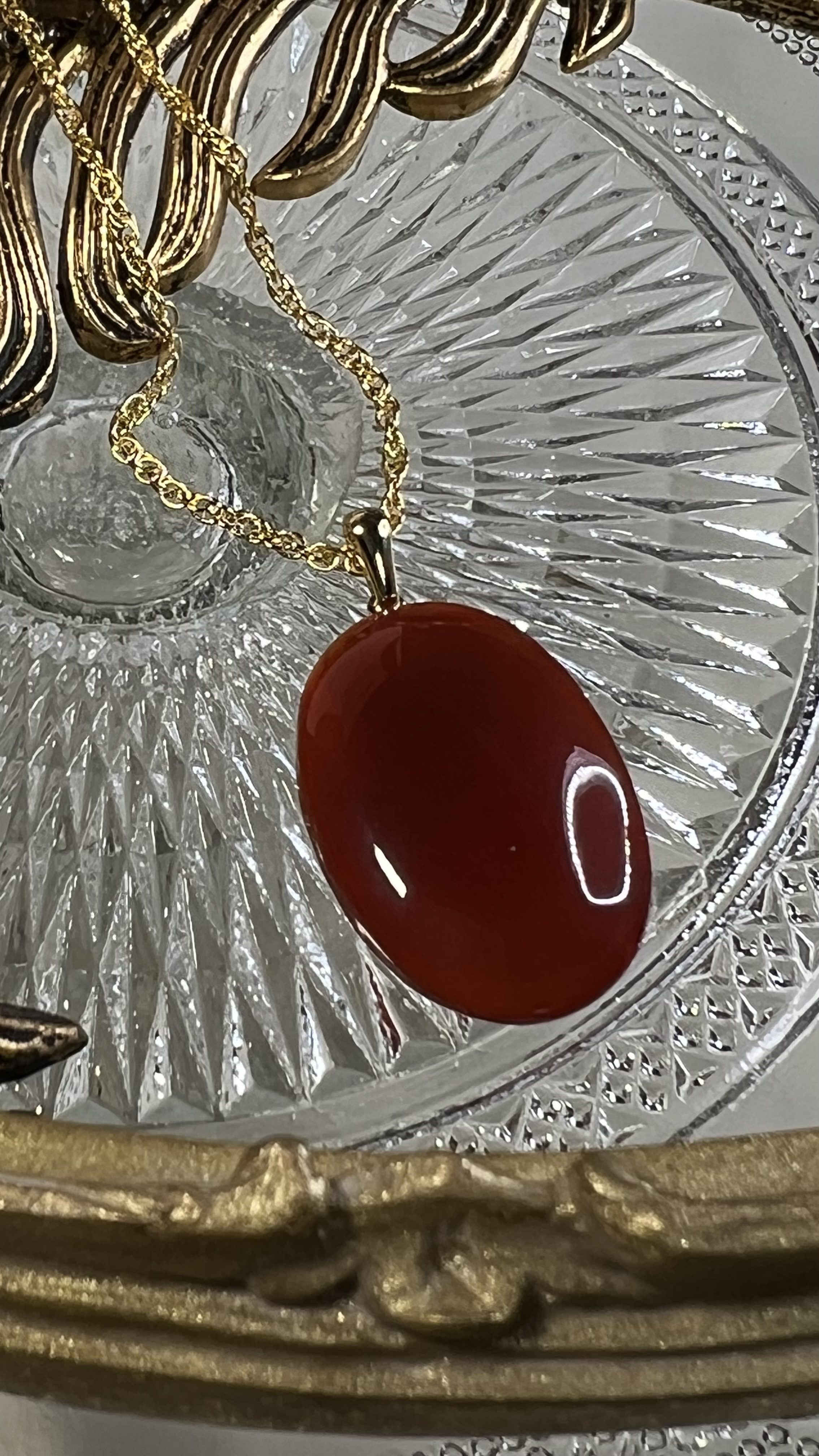 送料込み❤️チョーカーひもお好きな色選べますメノウ✨ネックレス心身のバランス・平和・お守り