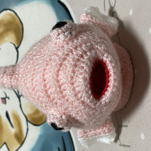 DL編み図】かぎ針編み海洋生物風船魚(フウセンウオ)かわいい編み