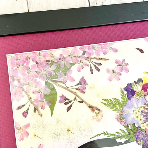 箔押し絵 花と御所車 箔押し絵 花と御所車 b6152ec2c08e4f4bfec09e37066cdb