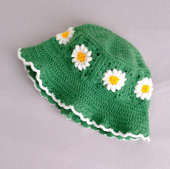 daisy hat (green) 2枚目の画像