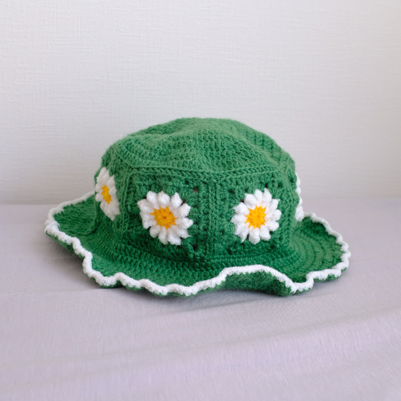 daisy hat (green) 1枚目の画像