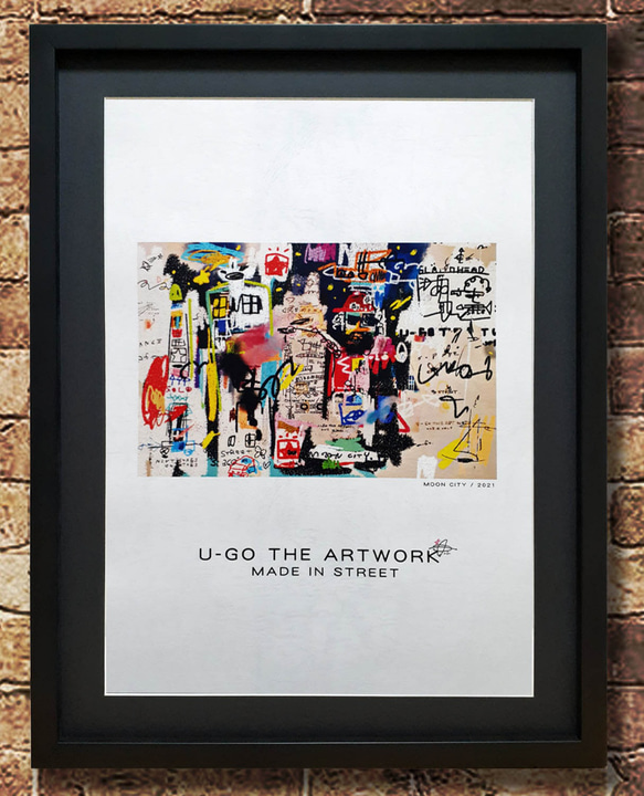 フレーム込み「U-GO THE ARTWORK」グラフィティ インテリア