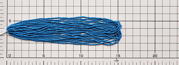 《1cut》オパック　スレートブルー　　6本セット・13/0・糸通し・シャルロット・チェコ製 3枚目の画像