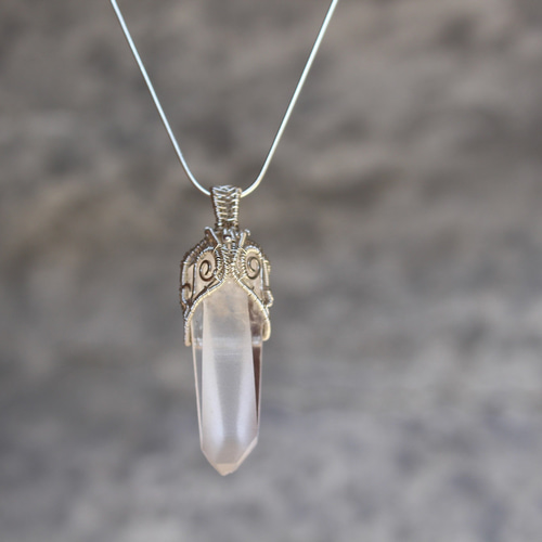 ウラル レムリアンシードクリスタルペンダントトップ 18k ELIM ウラル