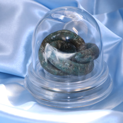 ☆天然石のTrinity-Ring（日向石の立体オブジェ）　Dear Friend®-相模Blue 1枚目の画像