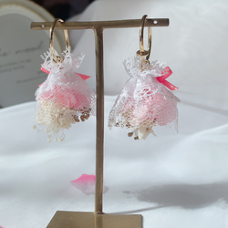 【春色新作2023】bouquet　pierced earrings 5枚目の画像