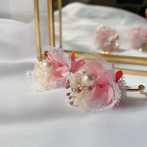 【春色新作2023】bouquet　pierced earrings 10枚目の画像