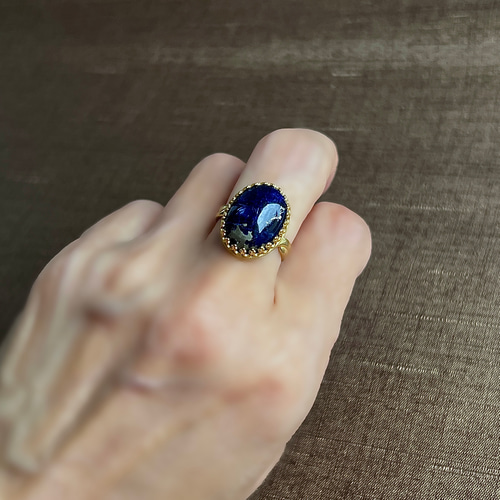 天然ラズライト インクォーツ0.62ct【マダガスカル】☆希少石