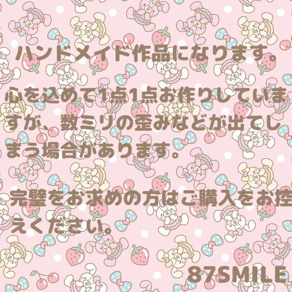 さくらんぼ❁﻿お名前ワッペン❁﻿横書き 6枚目の画像