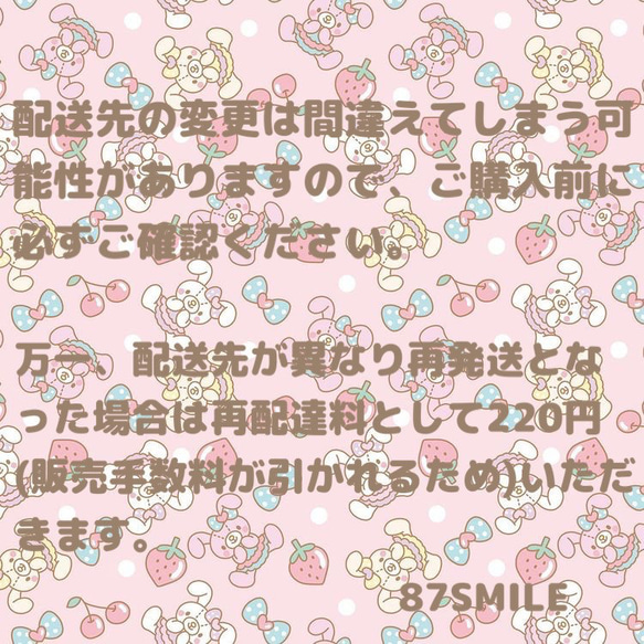 さくらんぼ❁﻿お名前ワッペン❁﻿横書き 8枚目の画像