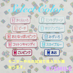 シンプルなお名前ワッペン✭横書き✭ 4枚目の画像