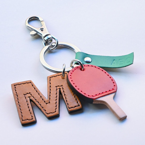 限定セール】卒業・卒団記念に！[卓球ラケットキーホルダー