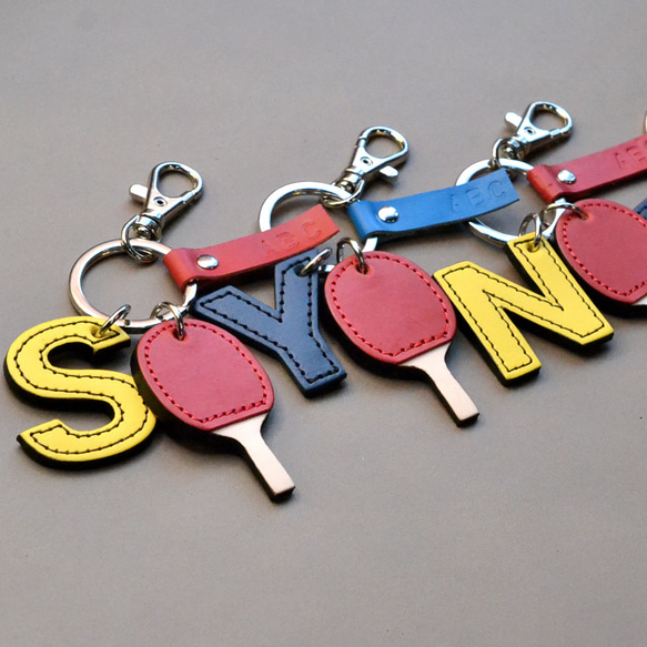 限定セール】卒業・卒団記念に！[卓球ラケットキーホルダー