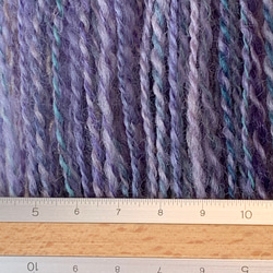 手洗い手染め手紡ぎ毛糸　【ペレンデール】（2023030601) 5枚目の画像