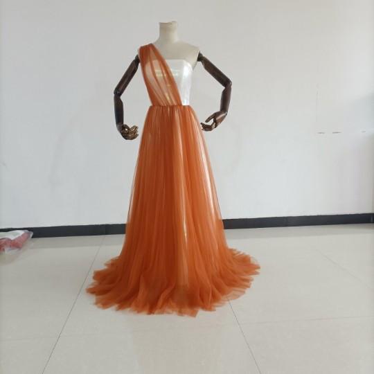 新品在庫処理！激安美品！ パーティードレス    セクシー ワンショルダー ミディアムドレス ノ演奏会/音楽会/ 13,082円