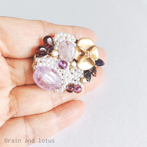 COCO'S様専用◇ハンドメイド素材☆ラベンダーアメシスト/水晶/他