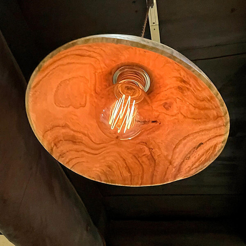 生木の栗のペンダントライト シーリングライト・ペンダントライト 工房