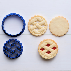 ジャムタルト（くり抜き付き） クッキー型・クッキーカッター クッキー