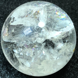 ヒマラヤ産水晶丸玉　48ミリ　165g 17枚目の画像