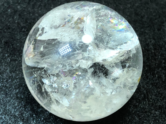 ヒマラヤ産水晶丸玉　48ミリ　165g 17枚目の画像