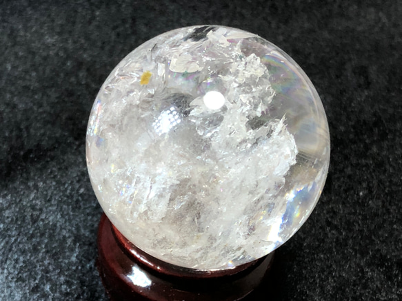 ヒマラヤ産水晶丸玉　48ミリ　165g 5枚目の画像