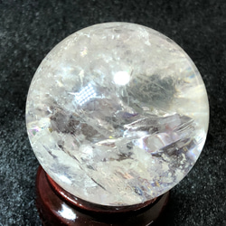 ヒマラヤ産水晶丸玉　48ミリ　165g 1枚目の画像