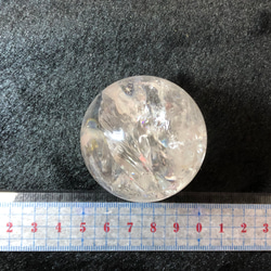 ヒマラヤ産水晶丸玉　48ミリ　165g 13枚目の画像