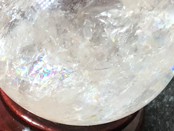ヒマラヤ産水晶丸玉　48ミリ　165g 7枚目の画像