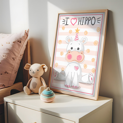 世界に一つだけ！癒し系動物イラスト（A4ボードパネル・オーダーメイド