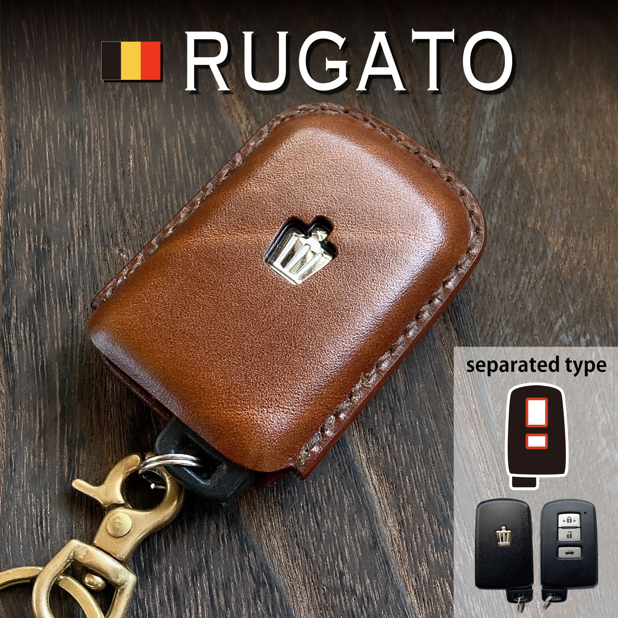 パープル EUレザー 真鍮  ヴォクシー アルファード カバー ケース