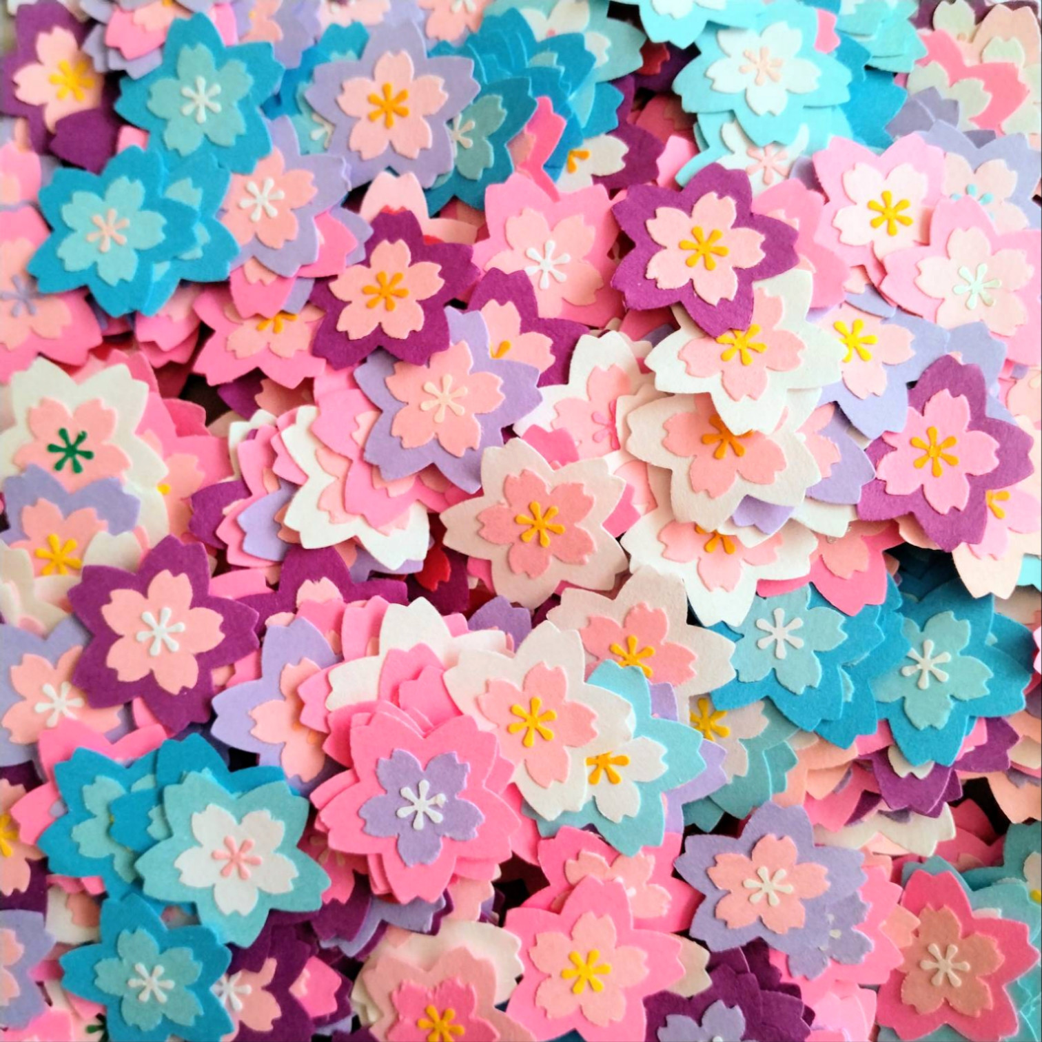 桜 クラフトパンチ 75枚 セット デコパーツ pessy 通販 15485139