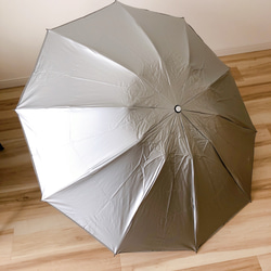 日傘 雨傘 折りたたみ傘 逆さ傘 晴雨兼用 ワンタッチ自動開閉 UVカット 花柄 グラデーション B6 4枚目の画像