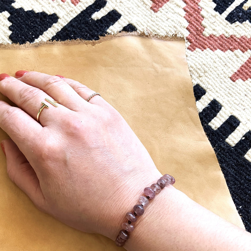 Stone Bracelet – African Red Aventurine アフリカンレッド 