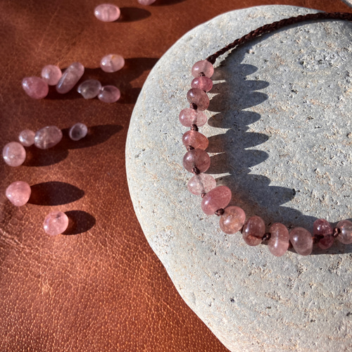 Stone Bracelet – African Red Aventurine アフリカンレッド 