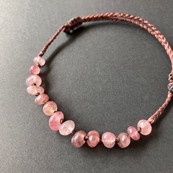Stone Bracelet – African Red Aventurine アフリカンレッド 
