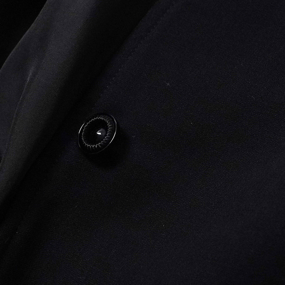 [再利用產品] 柔軟羊毛 100% 立領夾克/黑色 sample-a0022 第7張的照片