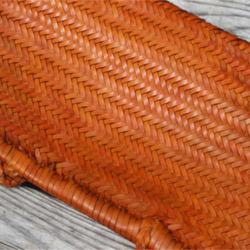 メヌ革 本革 牛革 革編み込み かごバッグ 籠 トートバッグ レザー