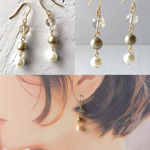 金具が選べるプチプラピアス国内生産 【両耳価格】再販金属アレルギー