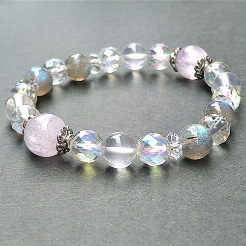 無限の愛 ～高品質 クンツァイト（キャッツアイ） 良質 ラブラドライト