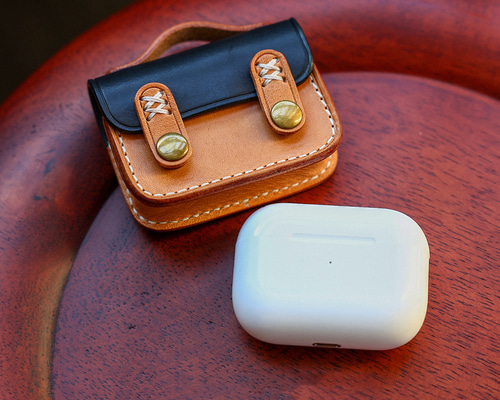 AirPods Pro ケース Loewe レザー カジュアル イヤホン収納