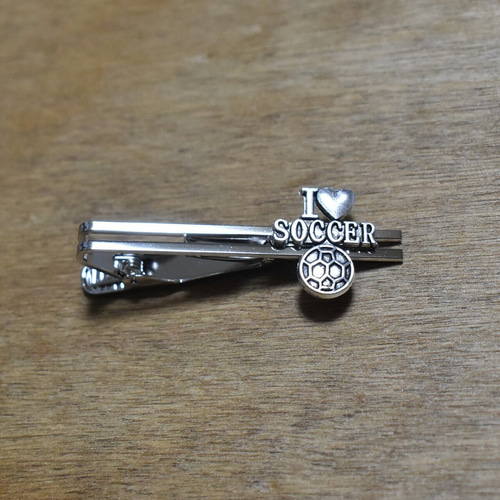 サッカー部の方にお勧め☆サッカーボールのネクタイピン タイピン