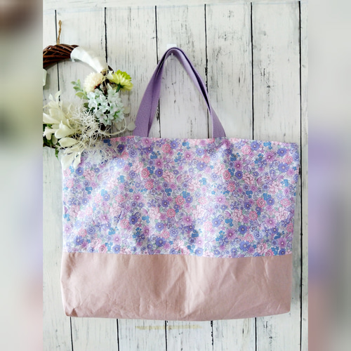 受注生産】レッスンバック 30cm×40cm 小花柄 レッスンバッグ Small 