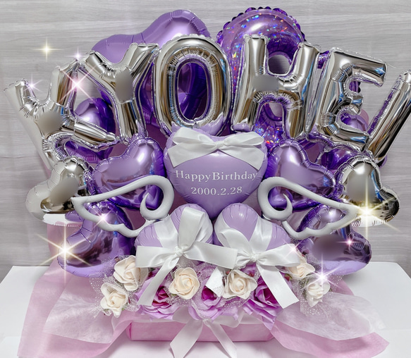 reona♡ バルーンアレンジ 生誕祭 成人式 推し 誕生日ギフト