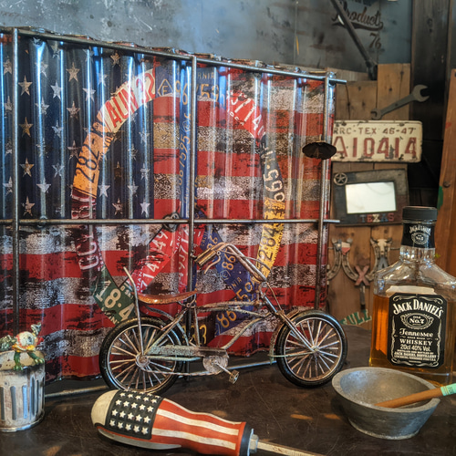 アメリカン ヴィンテージバイク ローチャリ サインボード