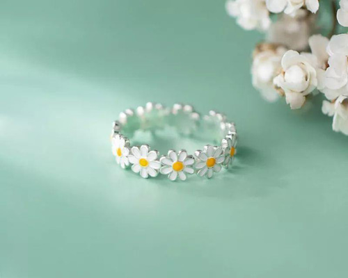 マーガレット フリーリング SV925 指輪・リング M,Nature~ エム